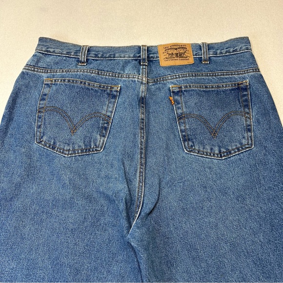 Vintage LEVI’S 506 Orange Tab Jeans 50619-0212 Mens Size 38 x 32 - Picture 7 of 11